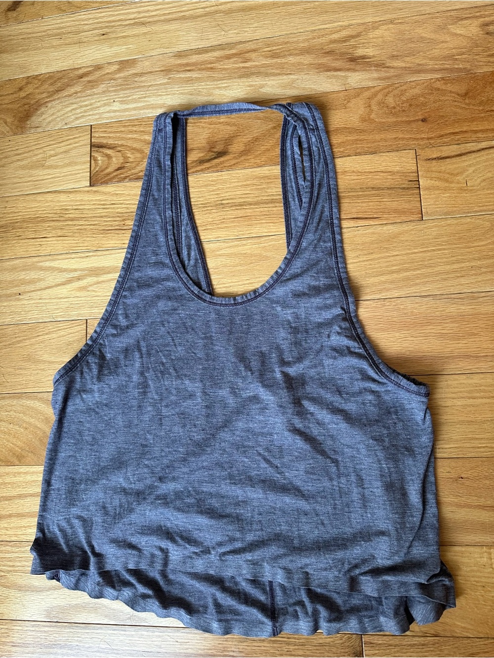 lululemon athletica Heather cropped Tank Top size 4
